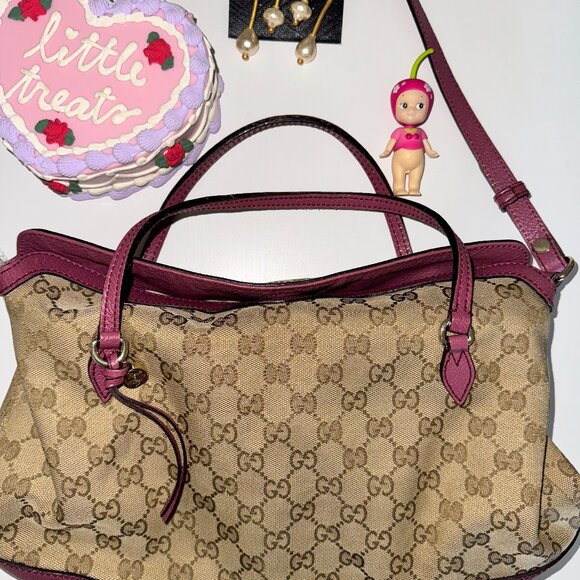 Gucci GG Canvas Bag - Bree Medium - Picture 1 of 8